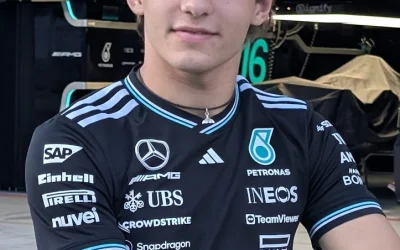 Kimi Antonelli užtikrintai iškovojo „pole“ poziciją Japonijos Grand Prix