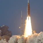 Artemis II misijos įgula fiksuoja nuostabius Žemės vaizdus iš kosmoso